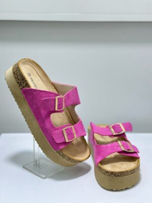 mules à deux bandes